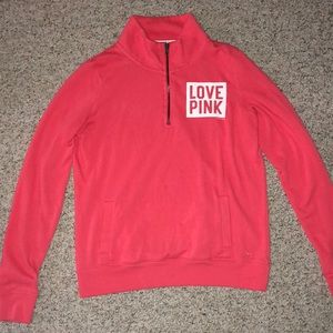 PINK quarter zip